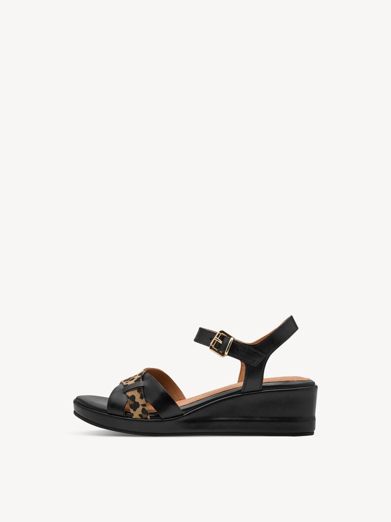 Sandalette - schwarz, BLACK COMB, hi-res