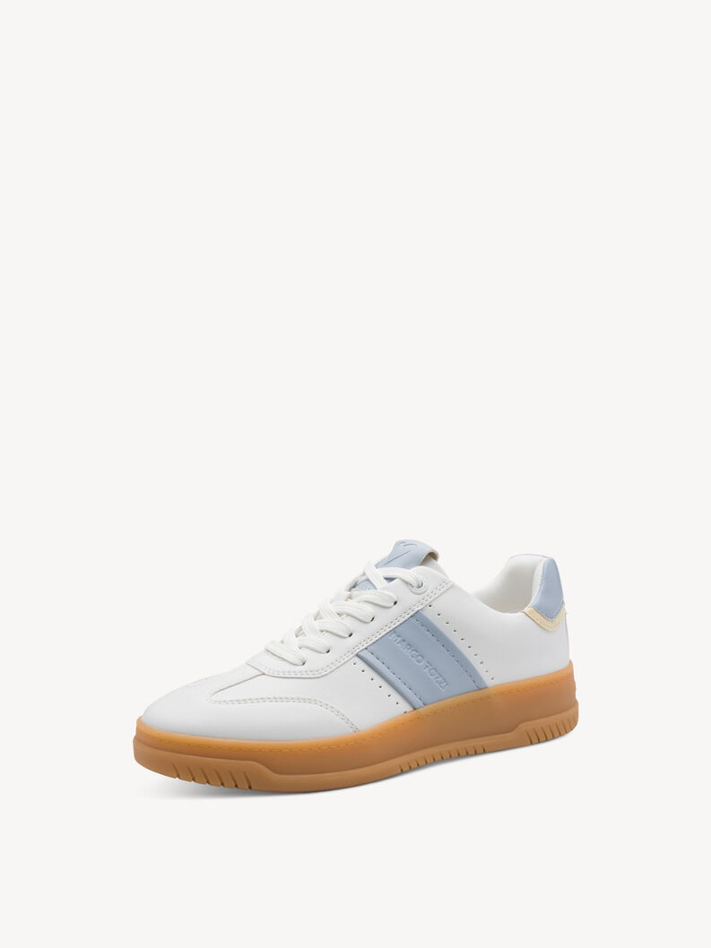 Sneaker - wei&szlig;, WHITE/LT. BLUE, hi-res
