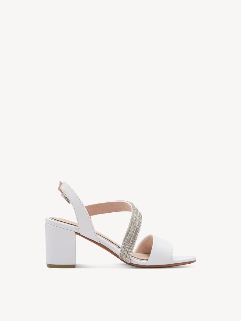 Sandalette - wei&szlig;, WHITE, hi-res