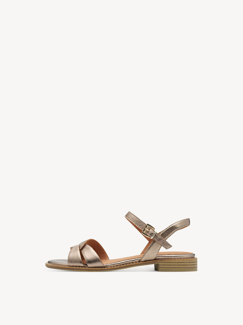 Ledersandale - rosa, ROSE METALLIC, hi-res