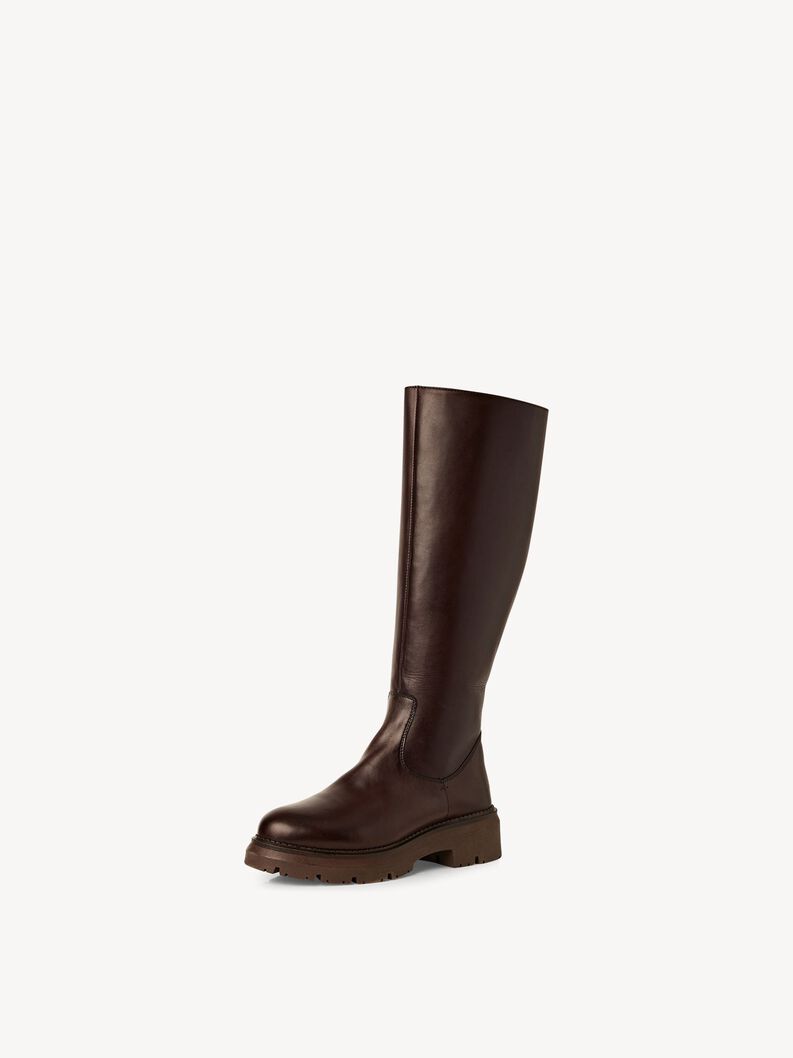 Lederstiefel - braun Warmfutter, MOCCA, hi-res