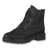 Leather Bootie - black, BLACK ANTIC, hi-res