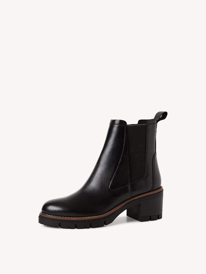 Leder Chelsea Boot - schwarz, BLACK COMB, hi-res