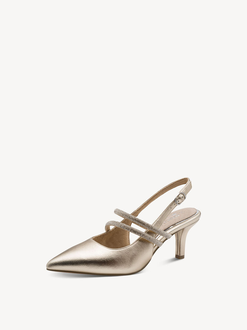 Pumps - metallic, GOLD, hi-res