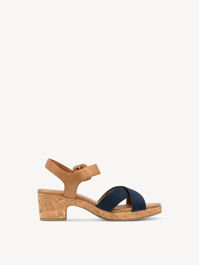 Sandal - blue, NAVY COMB, hi-res