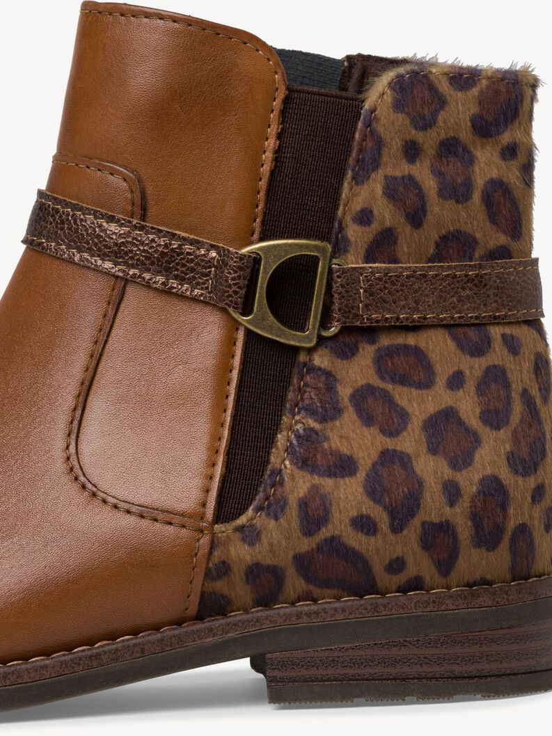 Leather Chelsea boot - brown, MUSCAT COMB, hi-res