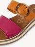 Lederpantolette - pink, PINK COMB, hi-res