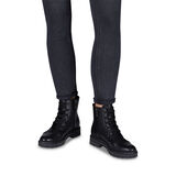 Leather Bootie - black, BLACK ANTIC, hi-res