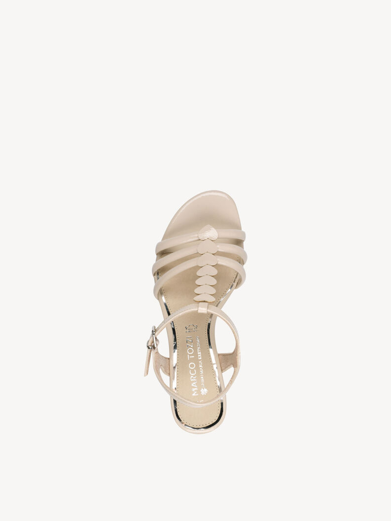 Sandale - beige, IVORY PATENT, hi-res