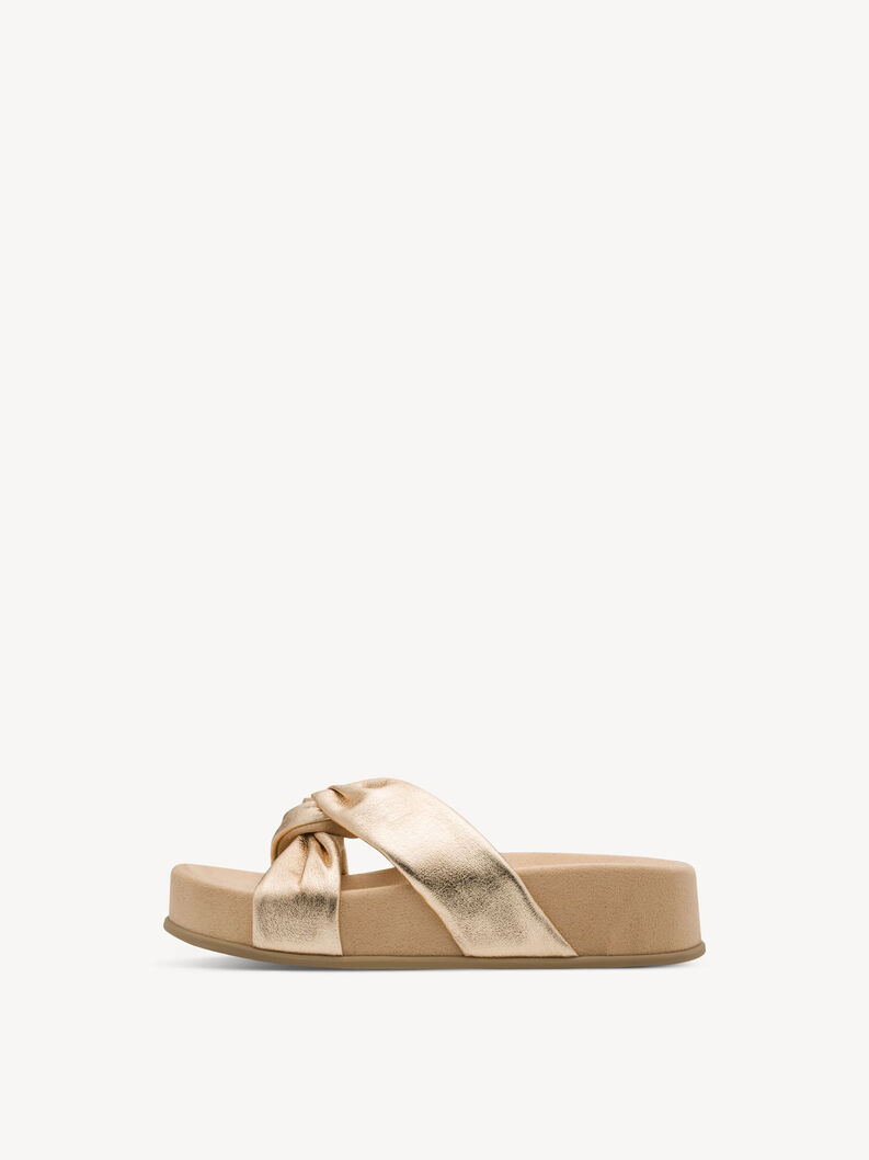 Pantolette - metallic, GOLD, hi-res