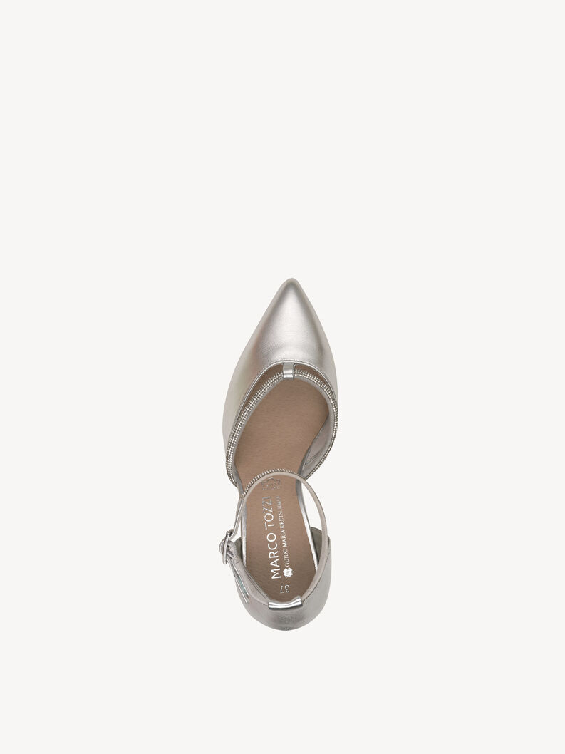 Pumps - metallic, SILVER, hi-res