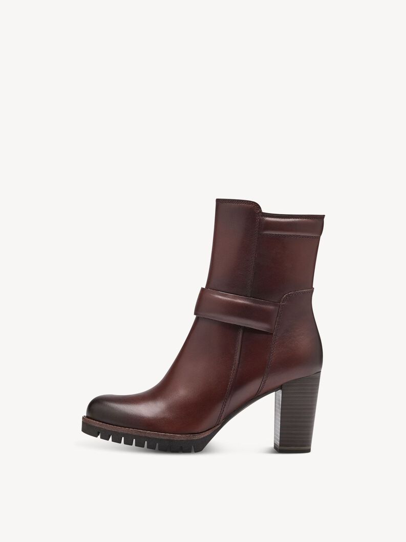 Lederstiefelette - braun, CAFE, hi-res