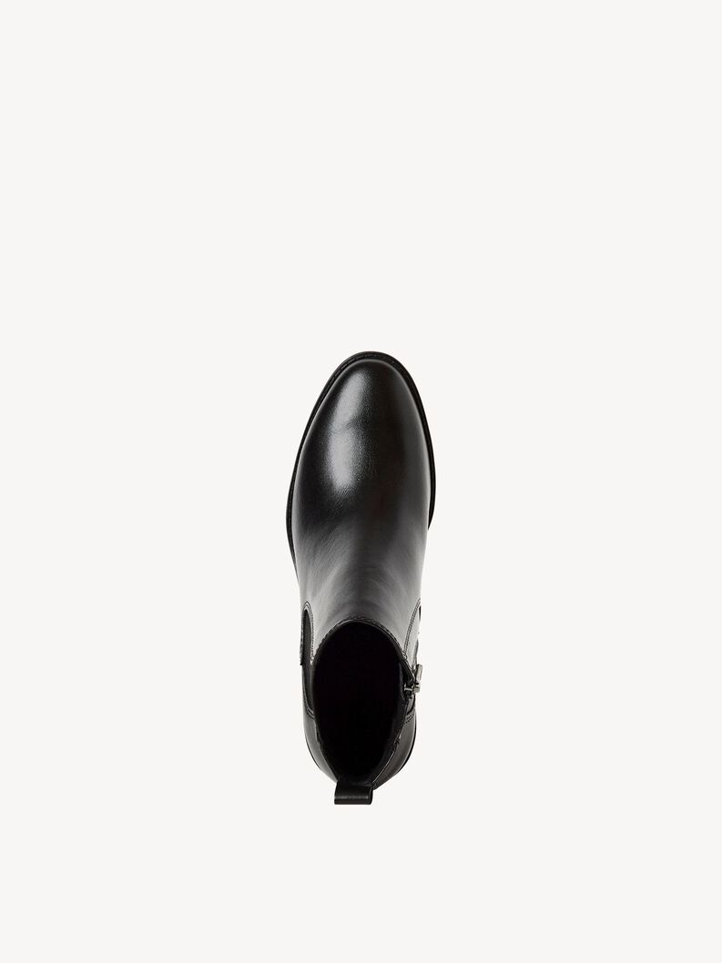 Leder Chelsea Boot - schwarz, BLACK, hi-res