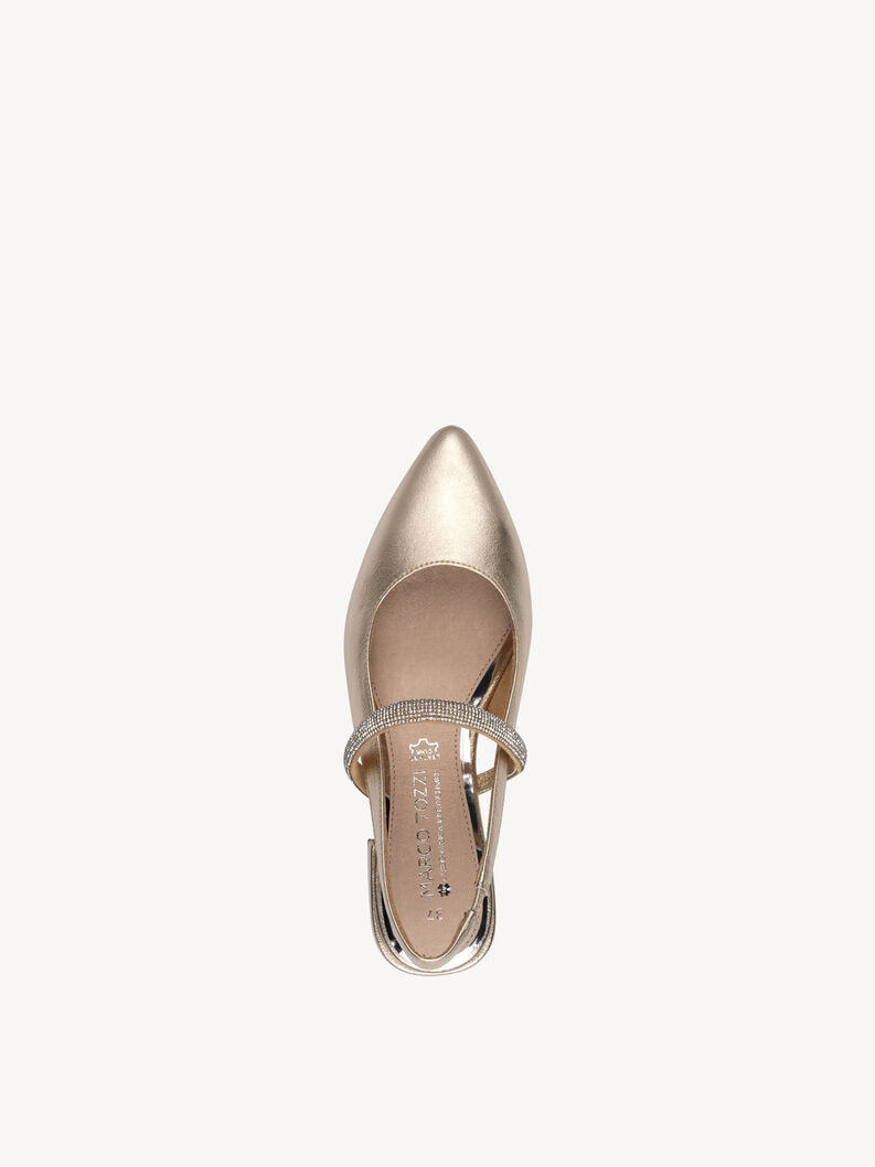Slingpumps - gold, GOLD, hi-res