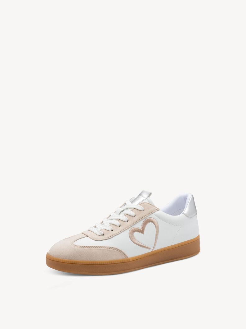 Sneaker - wei&szlig;, WHITE/DUNE, hi-res