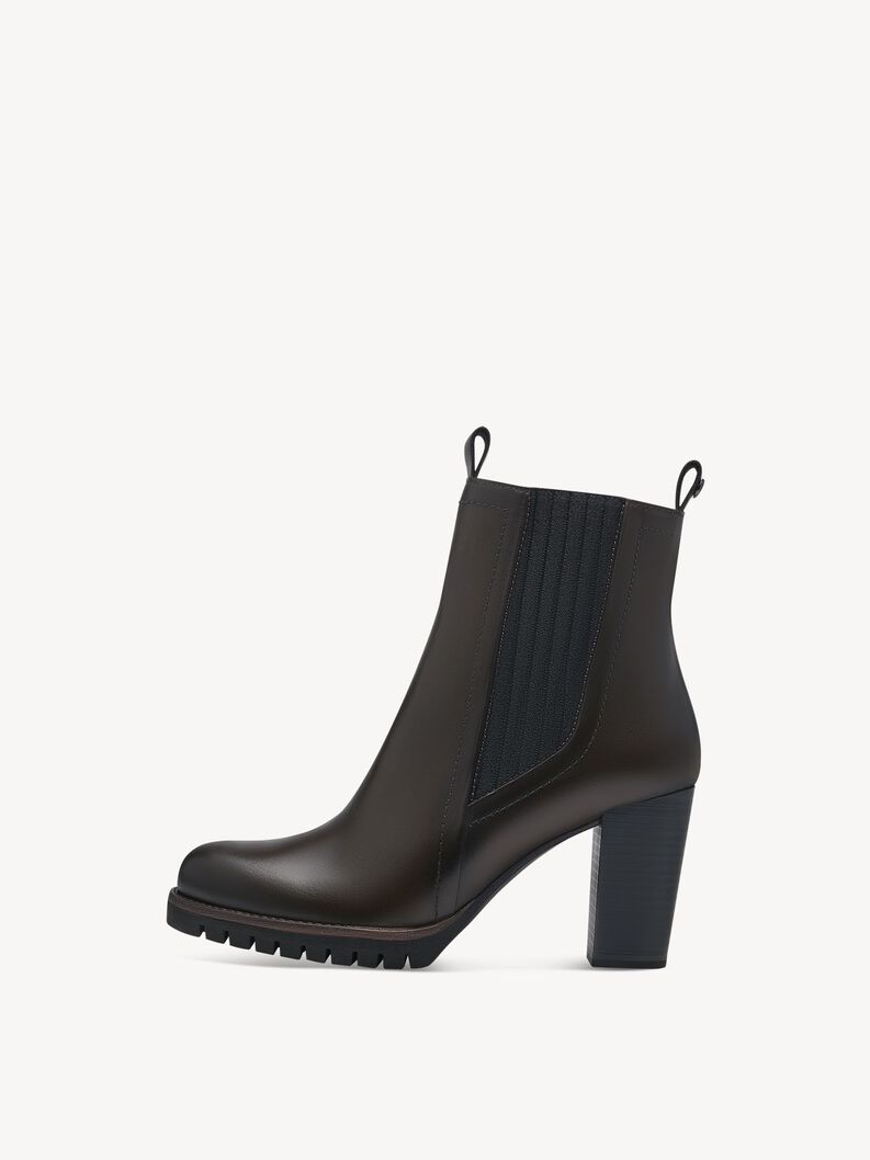 Leder Chelsea Boot - khaki, KHAKI, hi-res