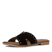 Mule en cuir - noir, BLACK, hi-res