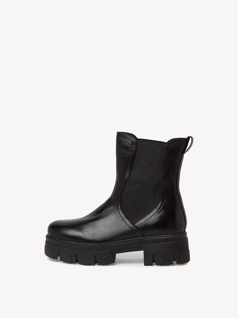Leather Chelsea boot - black, BLACK, hi-res