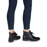 Leather Bootie - black, BLACK ANTIC, hi-res