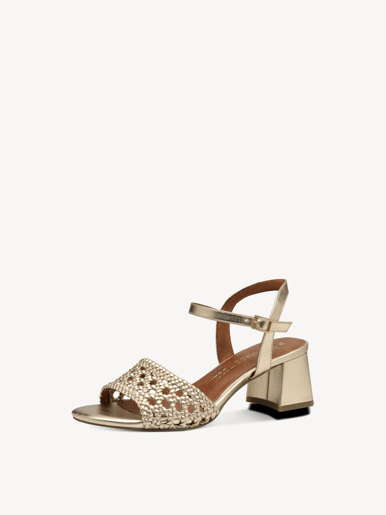 Sandal - gold, gold, hi-res