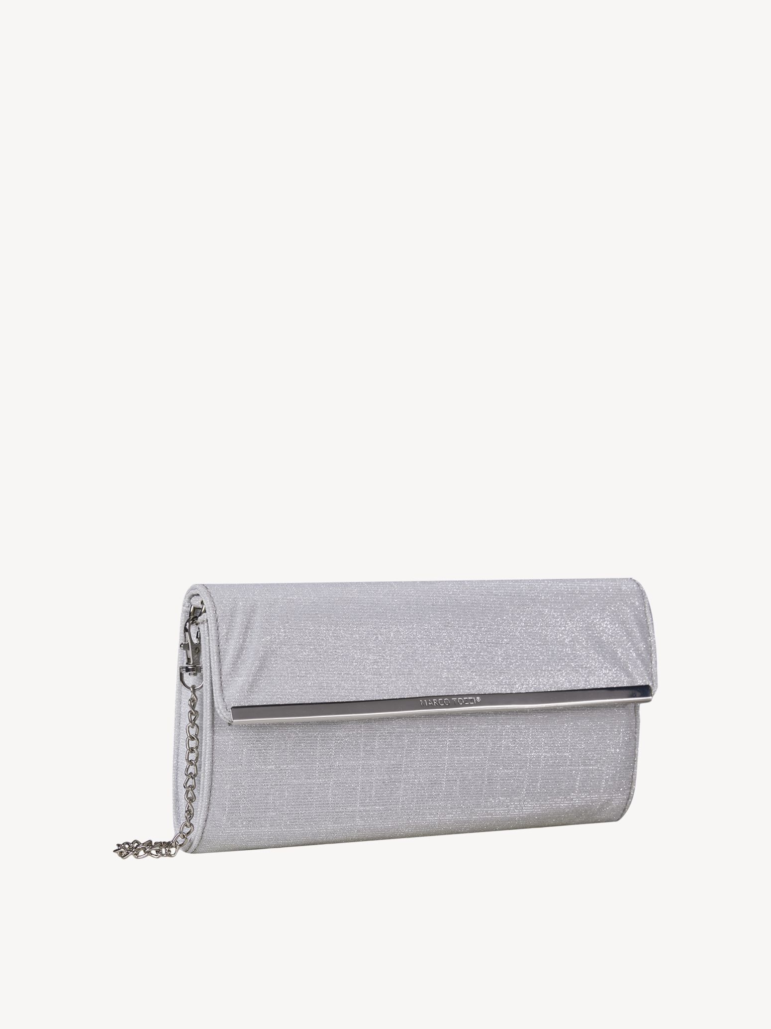 Clutch bag metallic