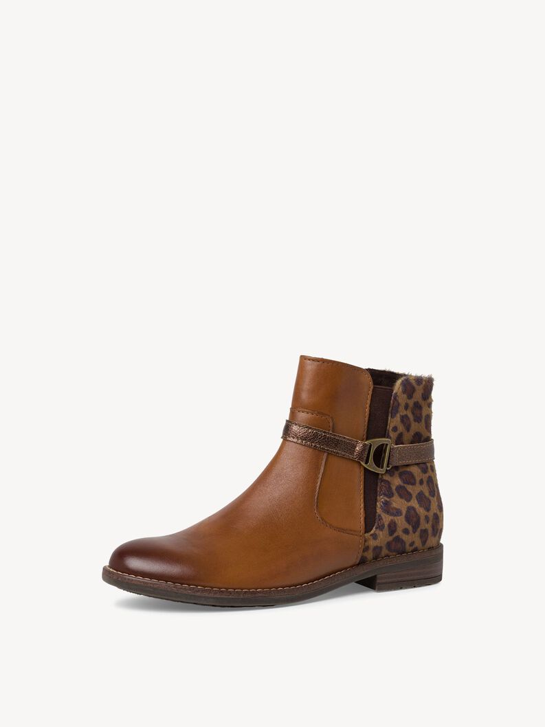 Leather Chelsea boot - brown, MUSCAT COMB, hi-res