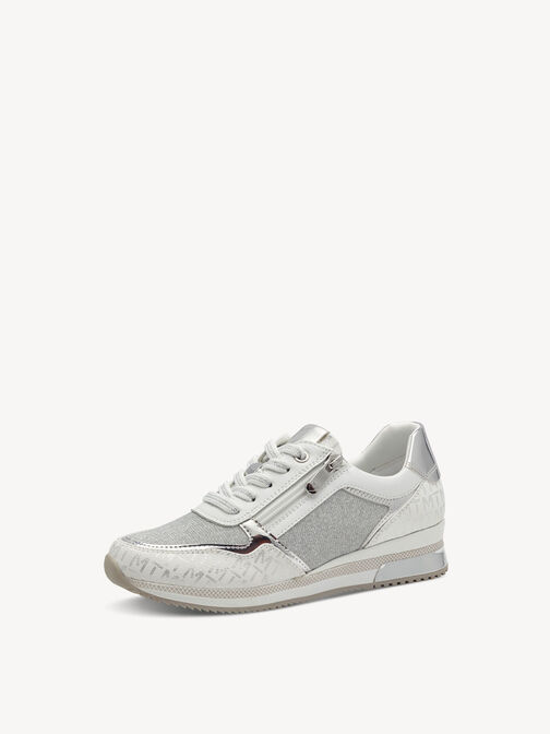 Sneaker - weiß, WHITE/SILVER, hi-res