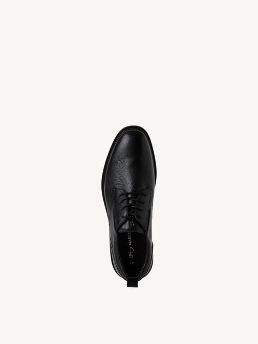 Lederhalbschuh - schwarz, BLACK, hi-res
