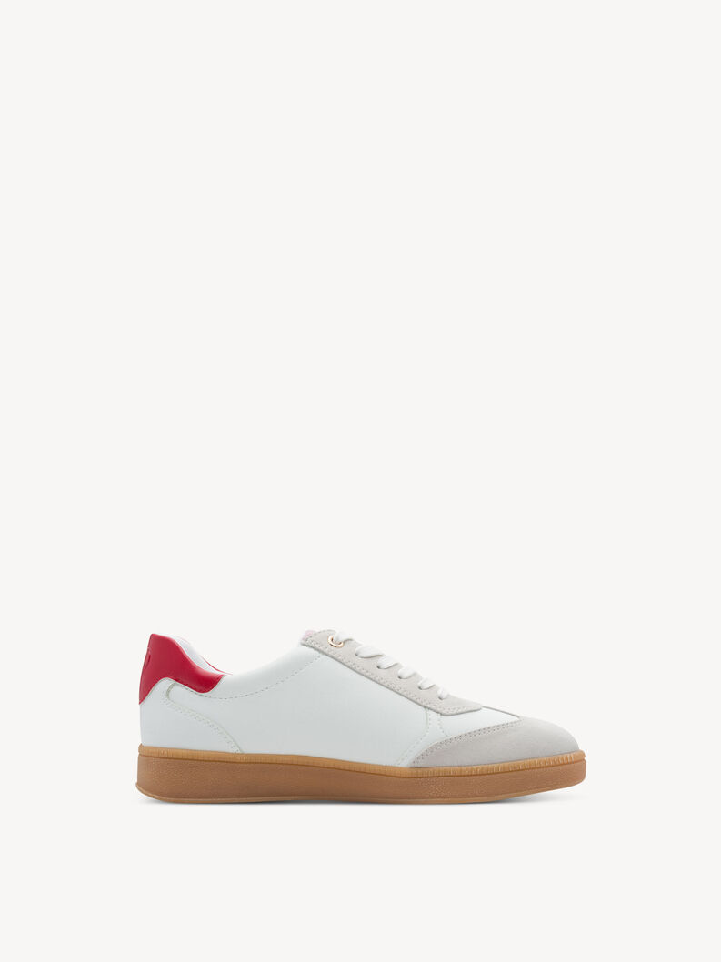 Sneaker - wei&szlig;, WHITE/RED, hi-res