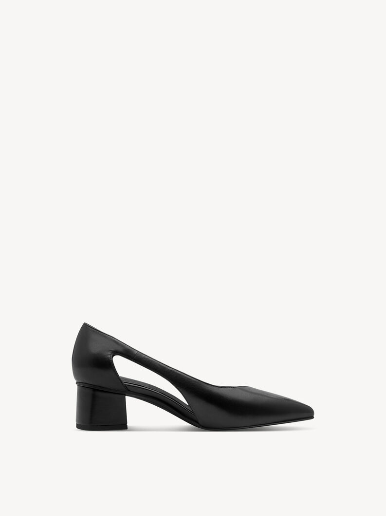 Lederpumps - schwarz, BLACK, hi-res