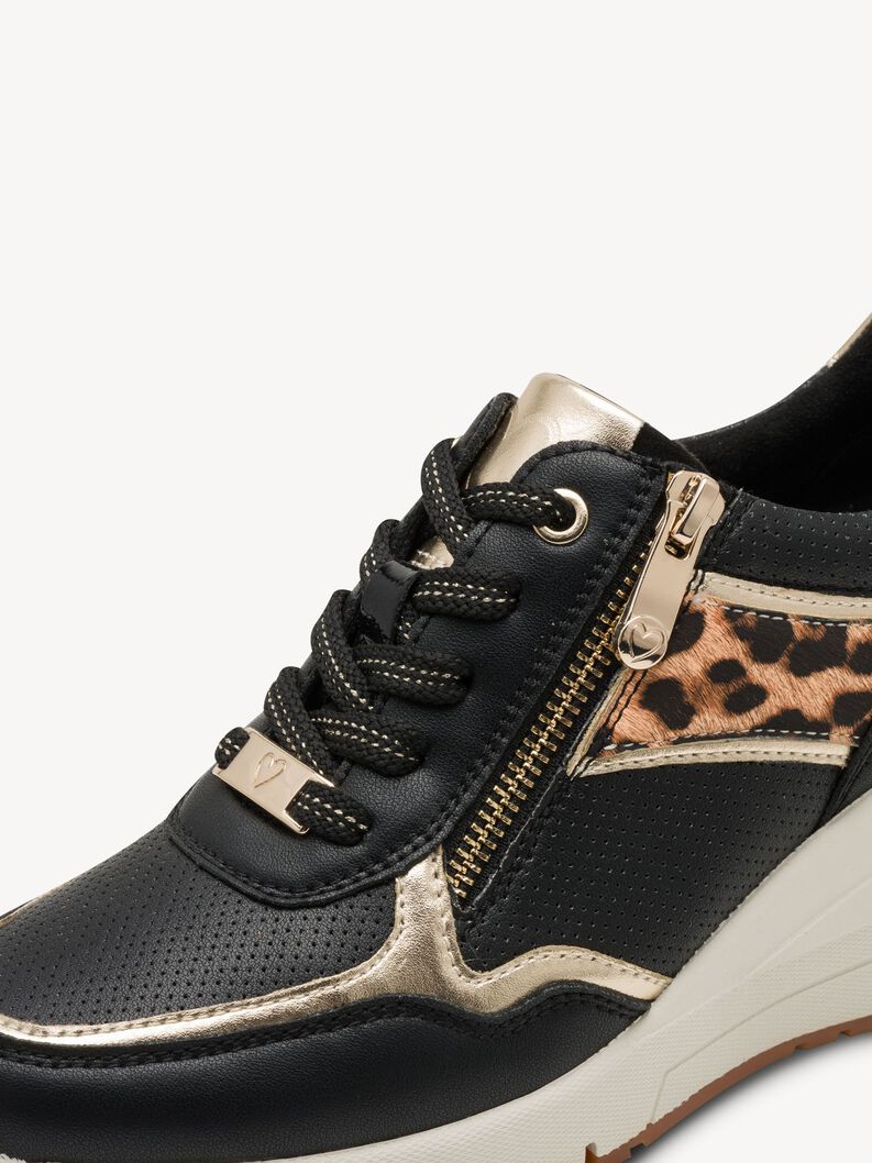 Sneaker - schwarz, BLACK/LEO, hi-res