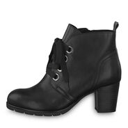 Lederstiefelette - schwarz, BLACK NAPPA, hi-res
