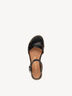 Ledersandale - schwarz, BLACK, hi-res