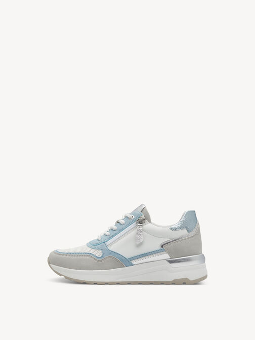 Sneaker, WHITE/LT.BLUE, hi-res