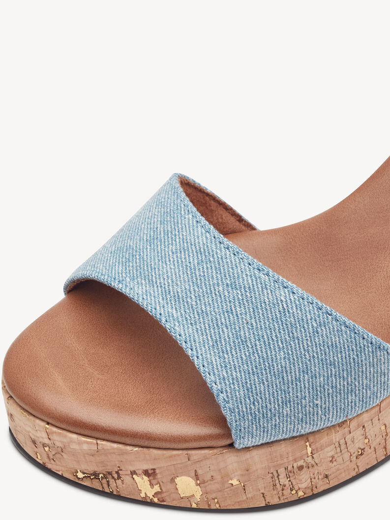 Sandal - blue, JEANS COMB, hi-res