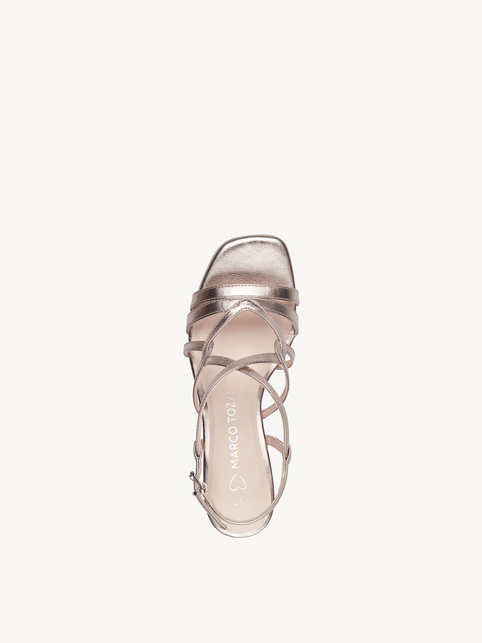 【MODERNIF】Rose square sandals Galactic Flower Sandal 95 ROSE GOLD Aquazzura@ Official