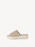 Lederpantolette - khaki, MOSS, hi-res