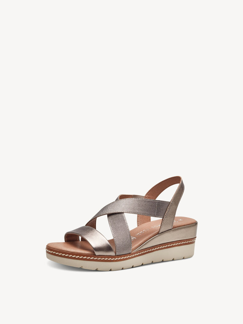 Ledersandale - rosa, ROSE METALLIC, hi-res
