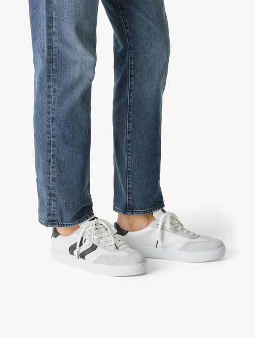 Sneaker - bianco, WHITE/BLACK, hi-res