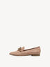 Lederslipper - beige, NUDE, hi-res