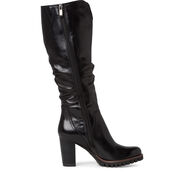Leather Boots - black, BLACK ANTIC, hi-res