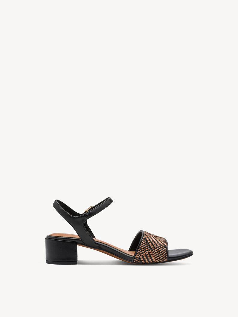 Sandalette - schwarz, BLACK COMB, hi-res