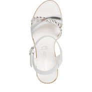 Ledersandalette - weiß, WHITE COMB, hi-res