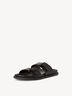 Lederpantolette - schwarz, BLACK, hi-res