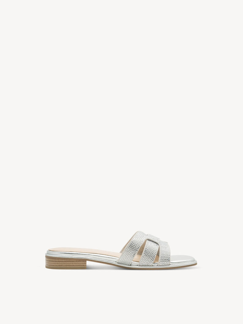 Pantolette - metallic, SILVER, hi-res