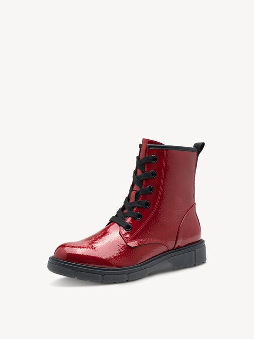 Bootie - red, DK.RED PAT., hi-res