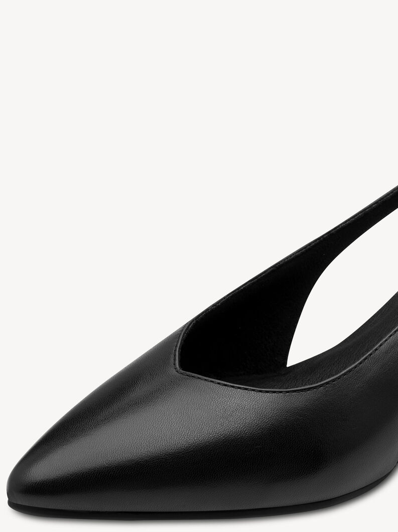Lederpumps - schwarz, BLACK, hi-res