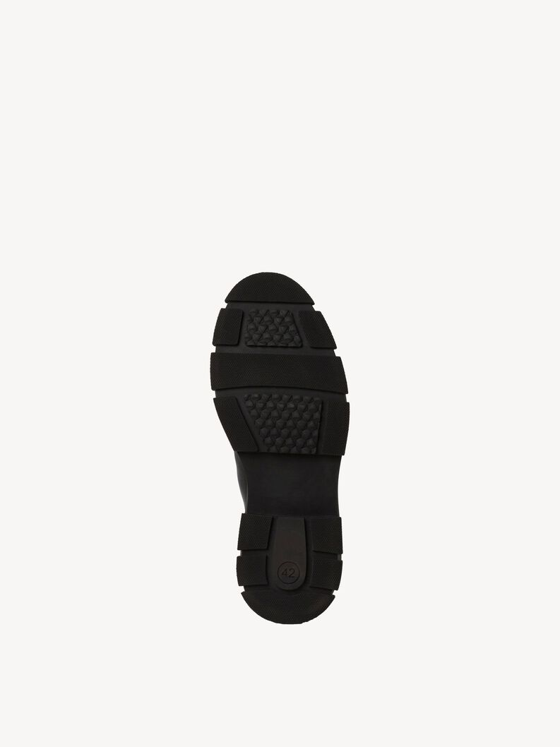 Leder Chelsea Boot - schwarz, BLACK, hi-res