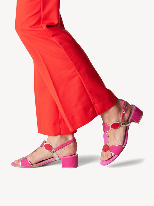 Sandały - r&oacute;żowy, PINK COMB, hi-res