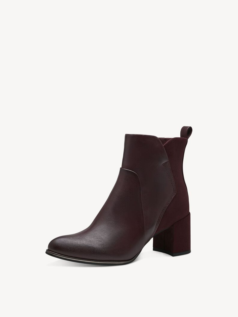Stiefelette - rot, BORDEAUX COMB, hi-res